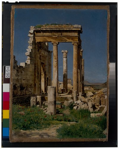A Forum Romanum (olaj, vászon) alkotó: Josef Theodor Hansen