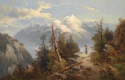 Játék a Großvenedigerben alkotó: Josef Thoma