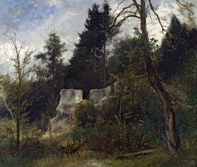 Táj romokkal alkotó: Josef Wenglein