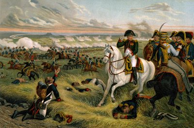 Történelem. Franciaország. Francia I. Birodalom. I. Napóleon a wagrami csatában alkotó: Joseph-Louis Hippolyte (after) Bellange