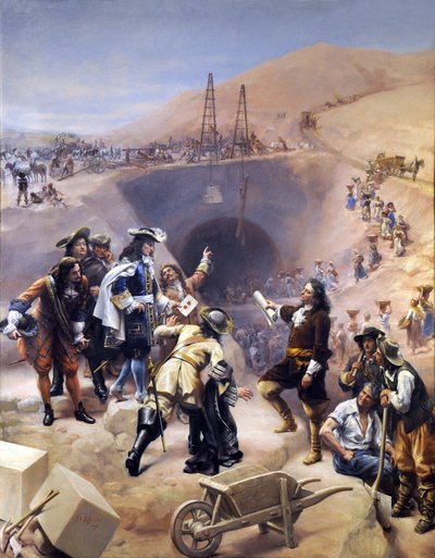 Canal du Midi építkezés alkotó: Joseph-Noel Sylvestre