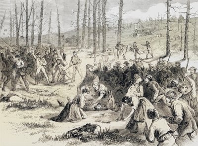 Szénlázadások Scrantonban (Pennsylvania, USA). alkotó: Joseph (after) Becker