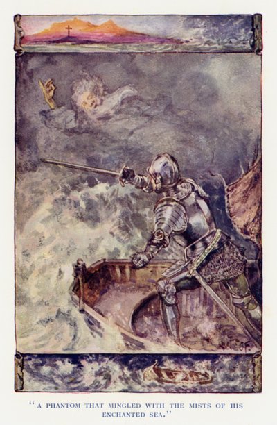 Illusztráció: Sir Knight of the Splendid Way (színes litó) alkotó: Joseph (after) Finnemore