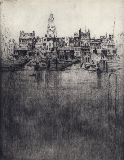 Limehouse (tagok) alkotó: Joseph (after) Pennell