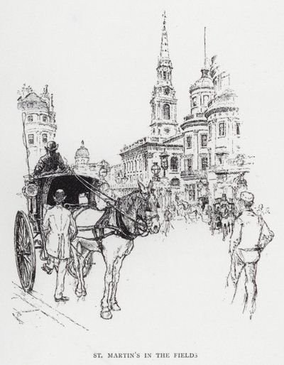 Szent Márton a mezőkön (litho) alkotó: Joseph (after) Pennell