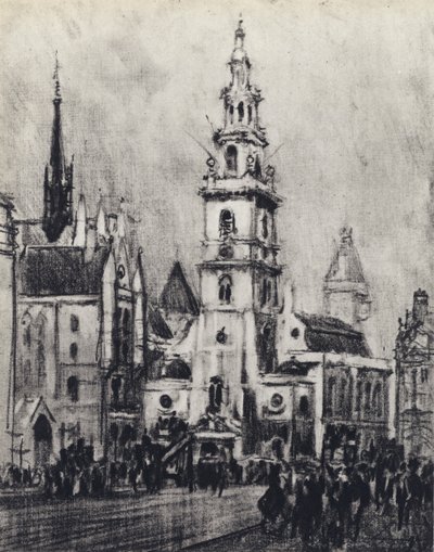 The Strand (litho) alkotó: Joseph (after) Pennell