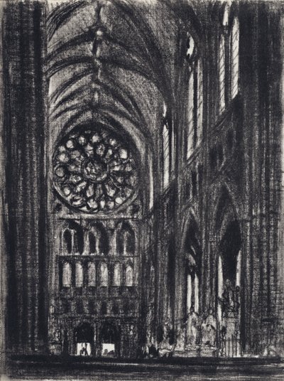 The Transept, Westminster (litho) alkotó: Joseph (after) Pennell