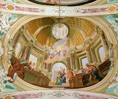 Bemutatás a templomban alkotó: Joseph Adam von Mölk