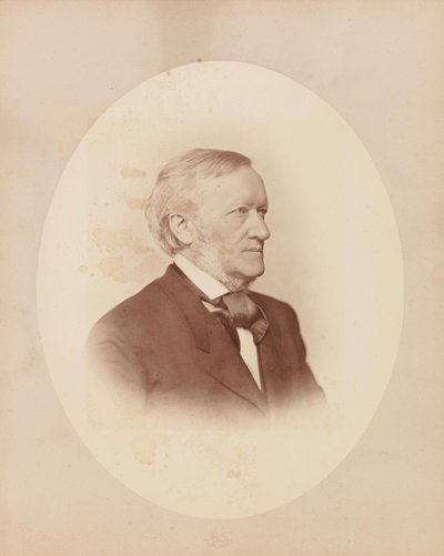 Richard Wagner zeneszerző portréja 1813-1883, c. 1870. alkotó: Joseph Albert