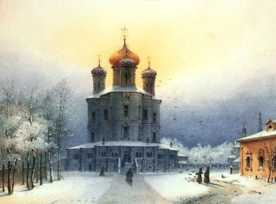 Donskoy kolostor, 1850-es évek. alkotó: Joseph Andreas Weiss