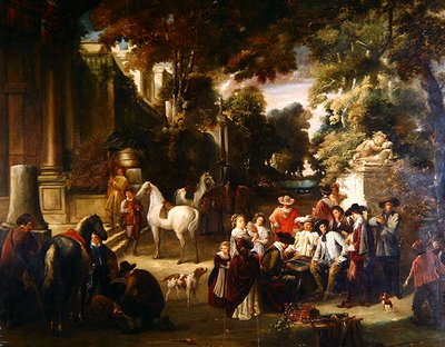 Fete Champetre (olaj, vászon) alkotó: Joseph Anne Leroy