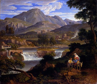 Táj bibliai alakokkal alkotó: Joseph Anton Koch