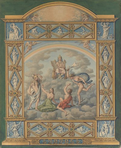 Heti kalendárium, 1822. alkotó: Joseph Anton Koch