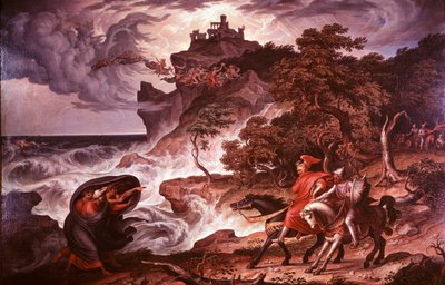 Macbeth és a boszorkányok, 1835 alkotó: Joseph Anton Kock