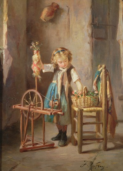 A forgó keréken (panel) alkotó: Joseph Athanase Aufray