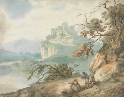 Vár és alakok egy tájban alkotó: Joseph Barber