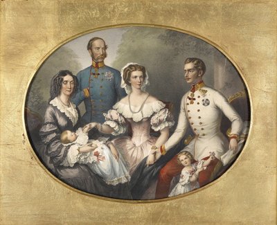 Az osztrák császárcsalád, 1856 alkotó: Joseph Bayer