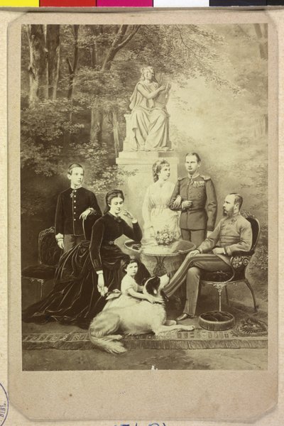 I. Ferenc József osztrák császár családjával alkotó: Joseph Bermann