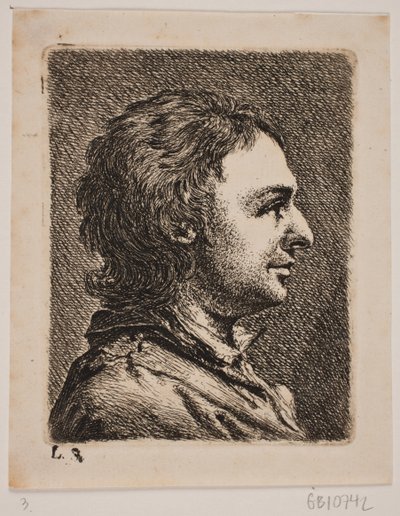 Egy fiatalabb férfi mellszobra alkotó: Joseph Brecheisen