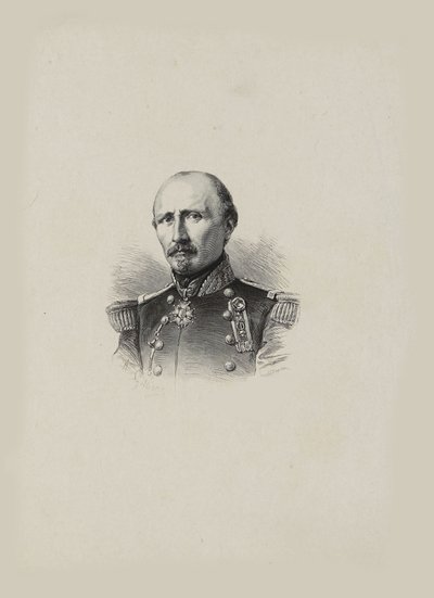 Első Adolf tábornok 1804-1887, kb. alkotó: Joseph Burn Smeeton and Auguste Tilly.