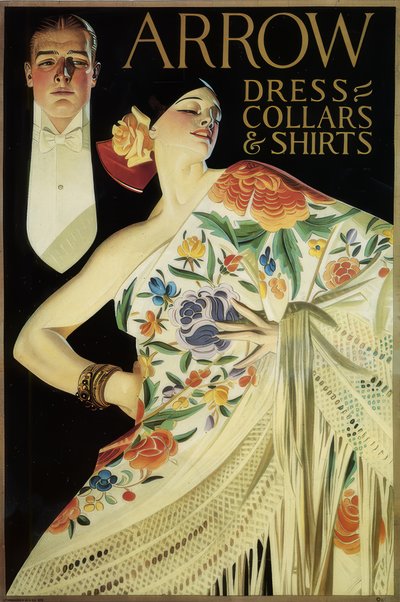 Arrow ruhagallérok és ingek alkotó: Joseph C. Leyendecker