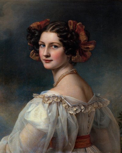 Ágoston portréja Joseph Karl Stieler (1781-1858) 19. századi München festménye. Chateau De Nymphenburg alkotó: Joseph Carl Stieler