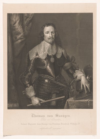 Portré van Francesco Tommaso van Savoye, prins van Carignano alkotó: Joseph Caspar