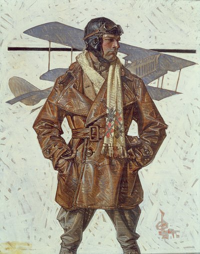 A légierő pilótája alkotó: Joseph Christian Leyendecker
