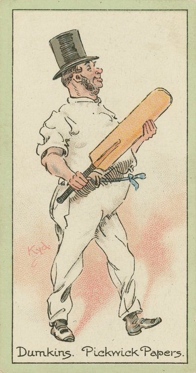 Dumkins, Pickwick Papers (színes litográfia) alkotó: Joseph Clayton (1856-1937) (after) Clarke