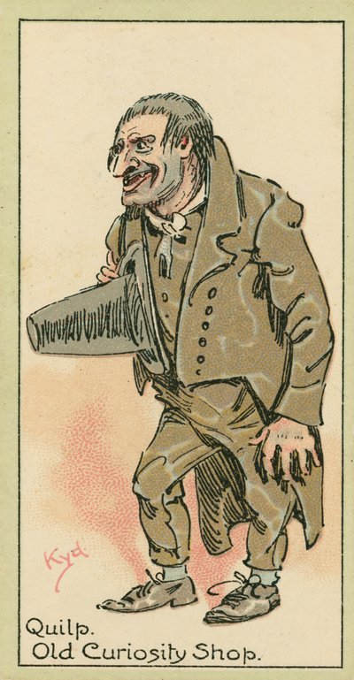 Quilp, Old Curiosity Shop (színes litográfia) alkotó: Joseph Clayton (1856-1937) (after) Clarke