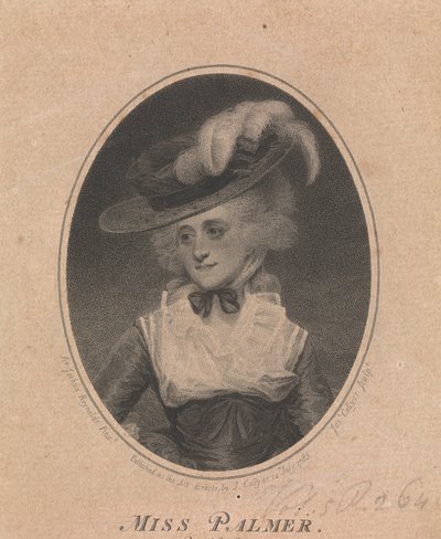 Miss Mary Palmer alkotó: Joseph Collyer