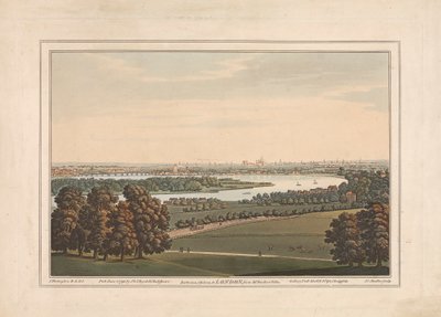 Battersea, Chelsea és London Mr. Rucker villájából alkotó: Joseph Constantine Stadler