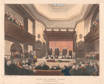 Court of Common Pleas, Westminster Hall alkotó: Joseph Constantine Stadler