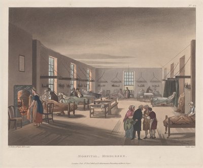 Kórház, Middlesex, 1809. április 1., 1809. április 1. alkotó: Joseph Constantine Stadler