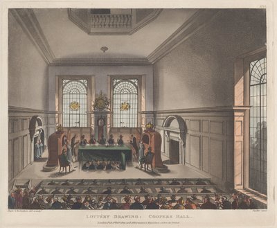 Sorsolás, Coopers Hall, 1809. február 1., 1809. február 1. alkotó: Joseph Constantine Stadler