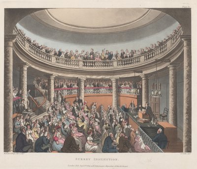 Surrey Institution, 1809. szeptember 1., 1809. szeptember 1. alkotó: Joseph Constantine Stadler