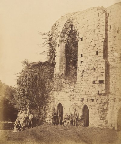 Easy Abbey. Keletről, 1850-es évek. alkotó: Joseph Cundall