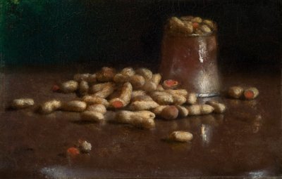 Csendélet mogyoróval 1890 (Olaj, vászon) alkotó: Joseph Decker