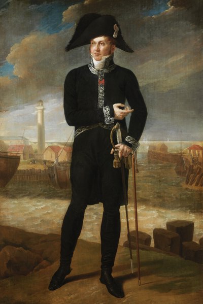 Bernard-Francois, de Chauvelin márki portréja (olaj, vászon) alkotó: Joseph Denis Odevaere