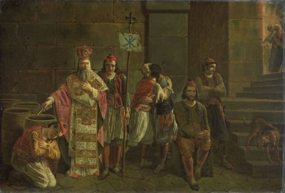 Missolonghi utolsó védelmezői, 1826. április 22.: egy epizód a görög függetlenségi háborúból alkotó: Joseph Denis Odevaere