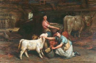 A borjak etetése alkotó: Joseph Denovan Adam