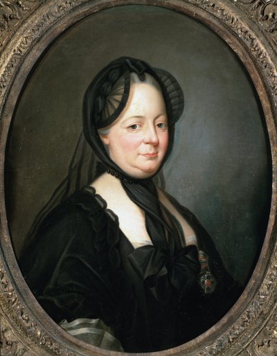 Ausztriai Mária Terézia, Magyarország és Bohém császárné és királyné portréja (olaj, vászon alkotó: Joseph Ducreux