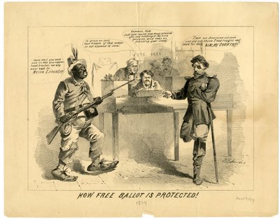 Hogyan védik a szabad szavazást, 1864 alkotó: Joseph E. Baker