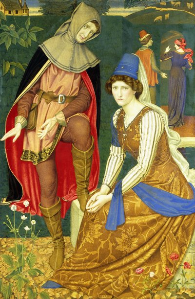 A dióbarna szobalány alkotó: Joseph Edward Southall