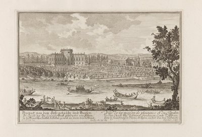 A Palais Althan Bécsben, 1719. alkotó: Joseph Emanuel Fischer von Erlach
