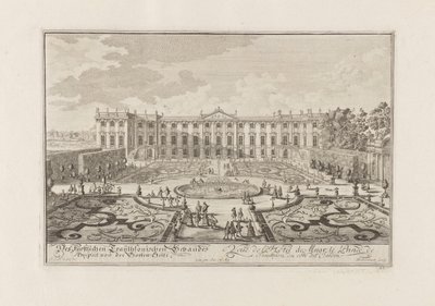 A Palais Trautson Bécsben, 1719. alkotó: Joseph Emanuel Fischer von Erlach