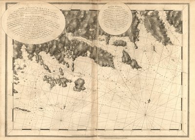 Az Atlantic Neptune, amelyet a brit királyi haditengerészet számára adtak ki, alkotó: Joseph F. W. Des Barres