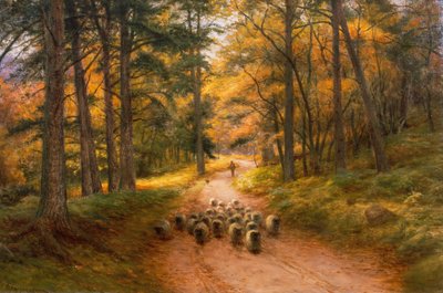 Hazafelé (olaj, vászon) alkotó: Joseph Farquharson