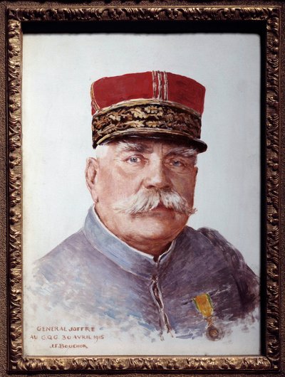 Joffre tábornok (1852-1931), Franciaország marsalljának portréja Joseph Felix Bouchor (1853-1937) festménye. 1915. Mérete 0,33x0,24 m. Párizs, Carnavalet Múzeum alkotó: Joseph Felix Bouchor