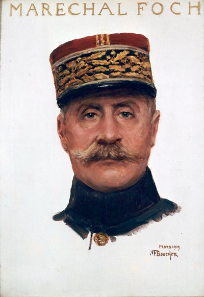 Ferdinand Foch marsall portréja alkotó: Joseph Felix Bouchor